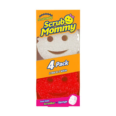 Scrub Mommy 4 Count - Red and White