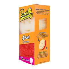 Scrub Mommy 4 Count - Red and White
