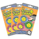 Scrub Daddy Screen Daddy 3 Count Bundle (3 packages of 3 Screen Daddys)