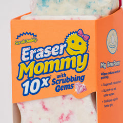 Scrub Daddy Eraser Mommy 10x with Scrubbing Gems
